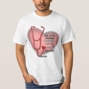 Red Heart OfGyn Nurse T-shirt