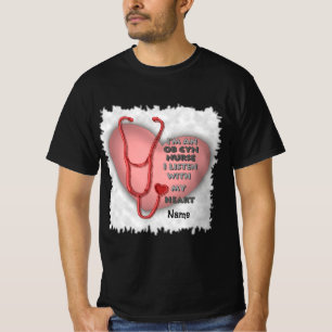 Red Heart OfGyn Nurse T-shirt