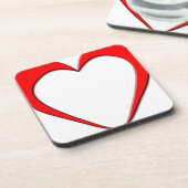 Red Heart Onderzetter (Linkerzijde)