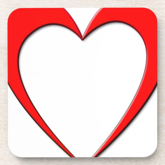 Red Heart Onderzetter (Voorkant)