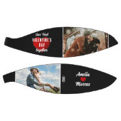 Red Heart Our First Valentijns Together 2 Foto Basketbal (Panelen)