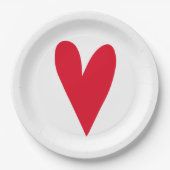 Red Heart Papieren Bordje (Voorkant)