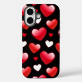 Red Heart Pattern Case-Mate iPhone Case (Achterkant)