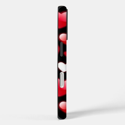 Red Heart Pattern Case-Mate iPhone Case (Achterkant / Rechts)