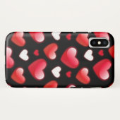 Red Heart Pattern Case-Mate iPhone Case (Achterkant (horizontaal))
