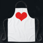 Red Heart Pattern White Modern Cute Gift 2023 Schort<br><div class="desc">Gedrukt met een schattig rood hartontwerp op een witte achtergrond! Pas aan zoals u wilt.</div>