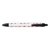 Red Heart Patterned Pen (Achterkant)
