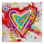 Red Heart Perfect Poster (Voorkant)