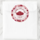 Red Heart persoonlijke Stickers (Tas)