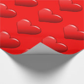 Red Heart Photo Gloss Wrapping Paper 2' x 30' Roll Cadeaupapier (Hoek)