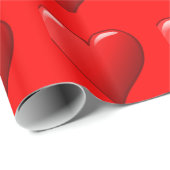 Red Heart Photo Gloss Wrapping Paper 2' x 30' Roll Cadeaupapier (Rol Hoek)
