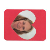 Red Heart Photo Lijst Magneet (Horizontaal)