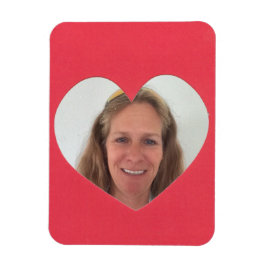 Red Heart Photo Lijst Magneet