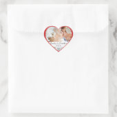 Red Heart Photo Wedding Stickers (Tas)