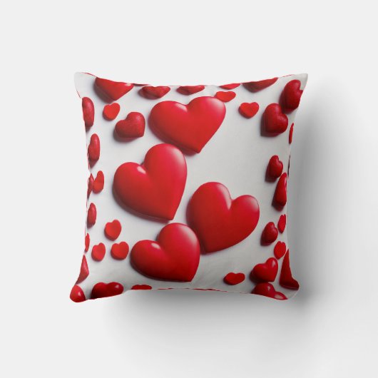 Red Heart Pillow Kussen (Achterkant)