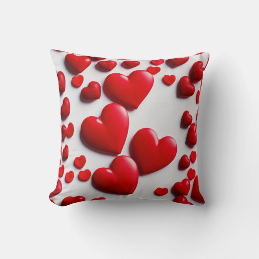 Red Heart Pillow Kussen (Voorkant)