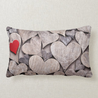 Red heart pillow. Valentines day presents. Kussen