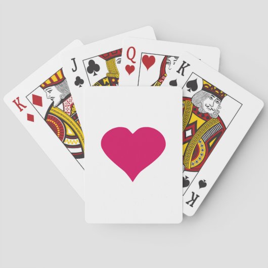 Red Heart Pokerkaarten (Achterkant)