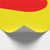 Red Heart Pop Art Cadeaupapier (Hoek)