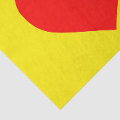 Red Heart Pop Art Tissuepapier (Detail)