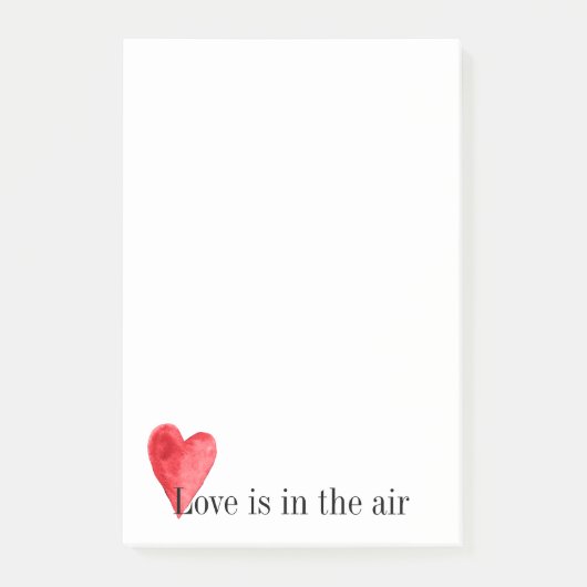 Red Heart Post-it® Notes (Voorkant)