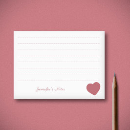 Red Heart Post-it® Notes