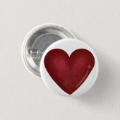 Red Heart Ronde Button 3,2 Cm (Voorkant /achterkant)