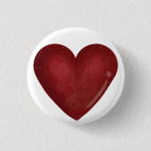 Red Heart Ronde Button 3,2 Cm (Voorkant)