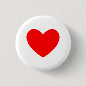 Red Heart Ronde Button 3,2 Cm (Voorkant)