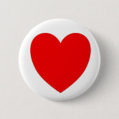 Red Heart Ronde Button 5,7 Cm (Voorkant)