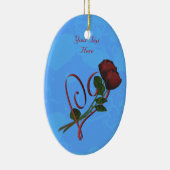 Red Heart Rosebuds Ornament (Rechts)