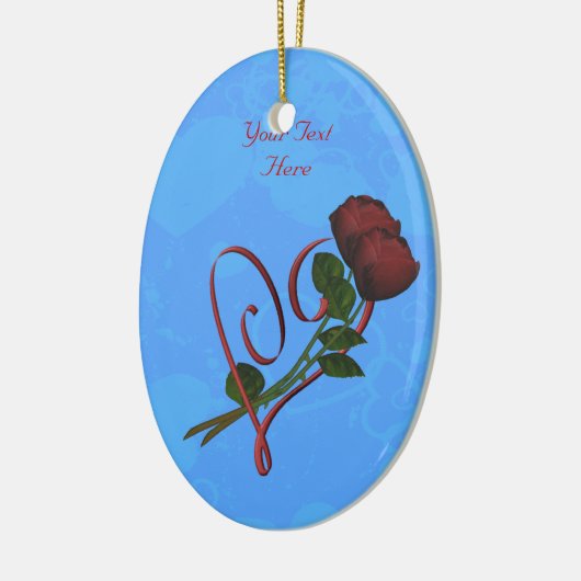Red Heart Rosebuds Ornament (Links)