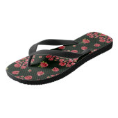 Red Heart Rozen Patroon, Valentijnsdag Gift Teenslippers (Schuin)