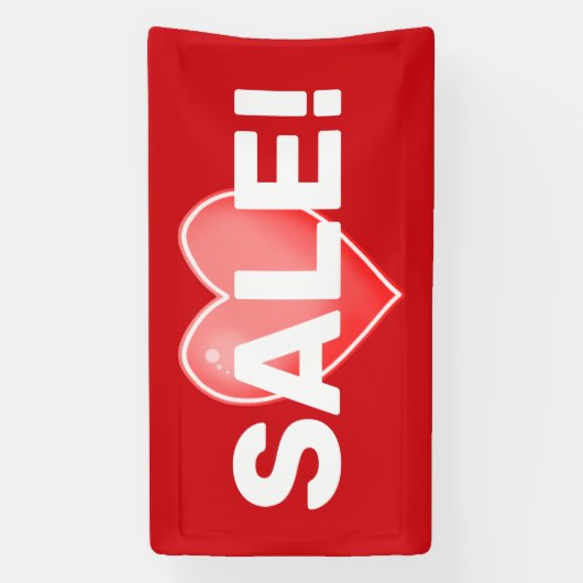 Red Heart SALE! Banner (Verticaal)