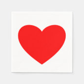 Red Heart-servetten Servetten (Voorkant)