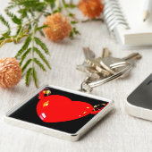 Red Heart Sleutelhanger (Zijkant)