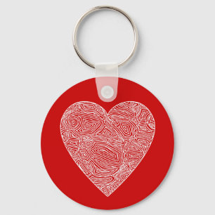 Red Heart Sleutelhanger