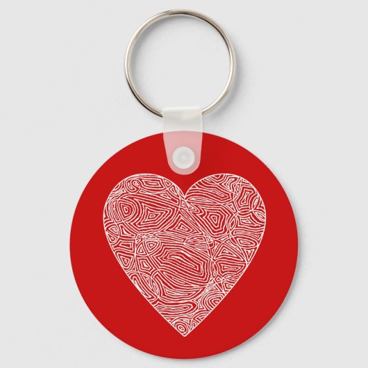 Red Heart Sleutelhanger (Voorkant)