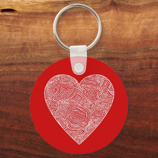 Red Heart Sleutelhanger (Voorkant)