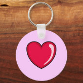 Red Heart Sleutelhanger (Voorkant)