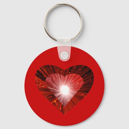 Red Heart sleutelhanger red (Voorkant)