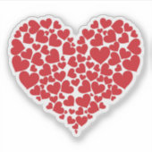 Red Heart Sticker (Voorkant)