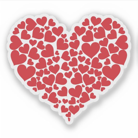Red Heart Sticker (Voorkant)