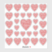 Red Heart Stickers (Vel)