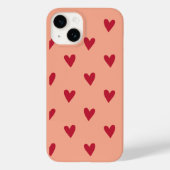 Red Heart-telefoon Case-Mate iPhone Case (Achterkant)