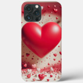 Red Heart Telefoonhoesje Case-Mate iPhone Case (Achterkant)