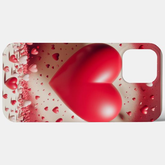 Red Heart Telefoonhoesje Case-Mate iPhone Case (Achterkant (horizontaal))