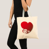 Red Heart Tote Bag (Voorkant (product))
