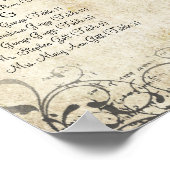 Red Heart Tree - 100 tot 150 gasten - alfabetisch Poster (Hoek)