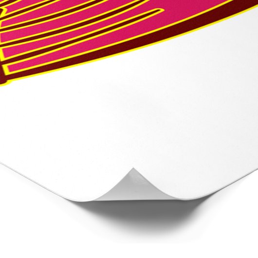 Red Heart True Love Poster (Hoek)